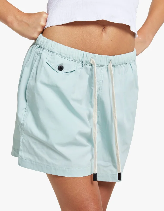 Organic Cotton Beach Short - Seafoam