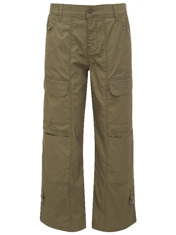 Cali Cargo Standard Rise Pant Mossy Green