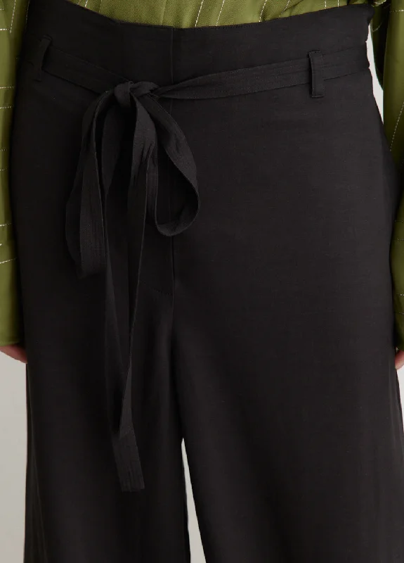 Fluid Tie-Waist Trousers