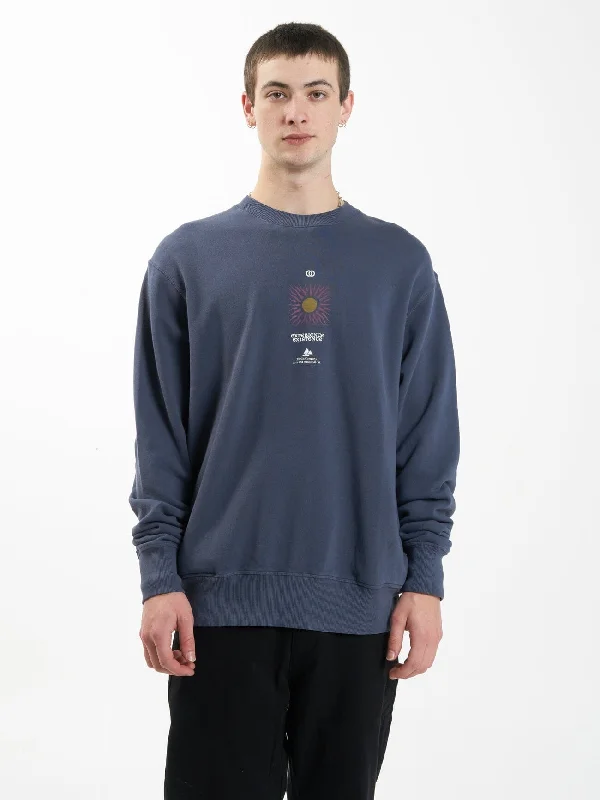 Experience Existence Oversize Crew - Mood Indigo