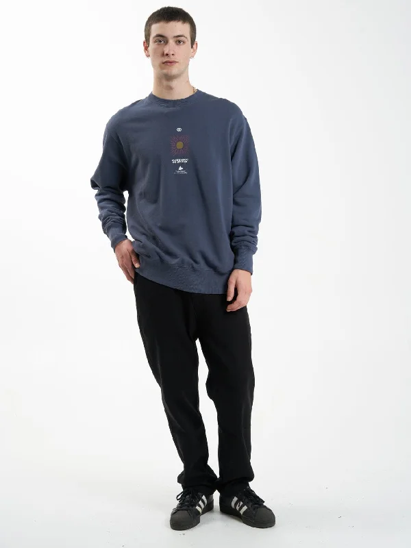 Experience Existence Oversize Crew - Mood Indigo