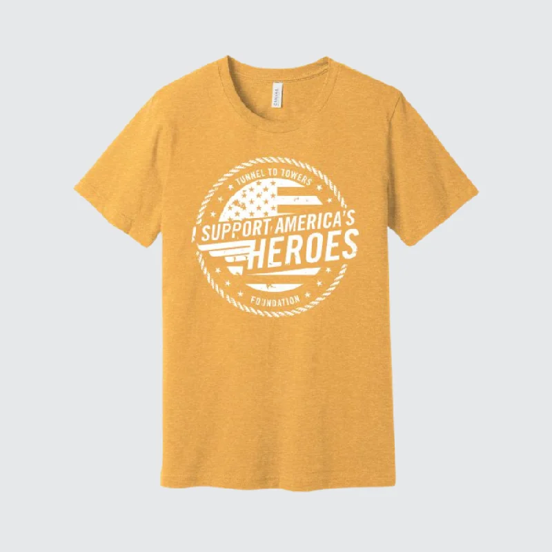 T2T Heroes Tee (Heathered Gold) - CLOSEOUT