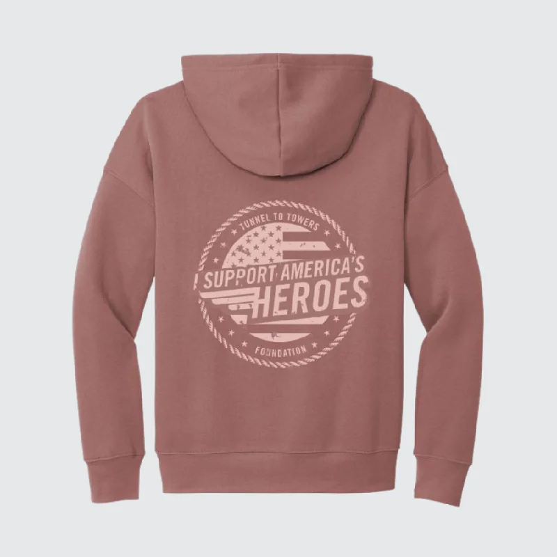 T2T Heroes Hoodie (Mauve) - CLOSEOUT