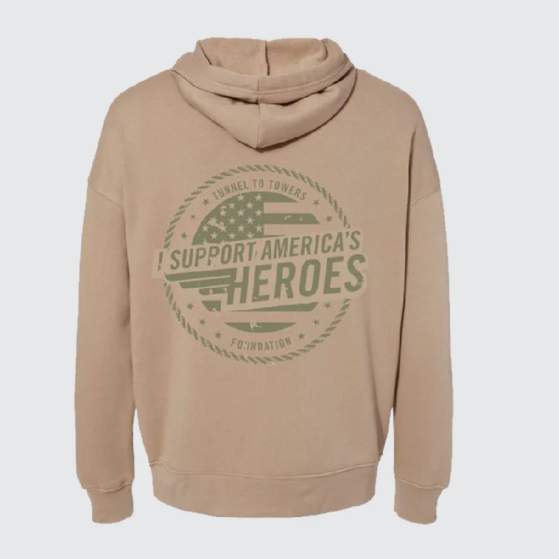 T2T Heroes Hoodie (Tan) - CLOSEOUT