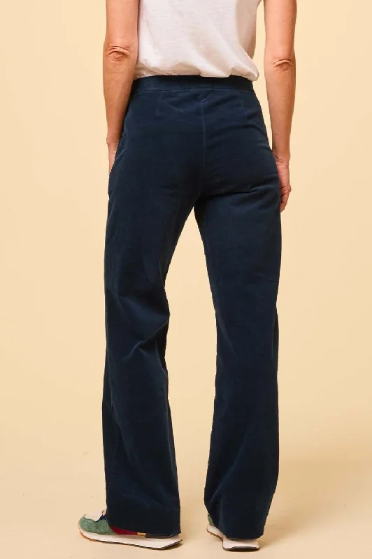 Juliette Stretch Corduroy Trouser | Ink