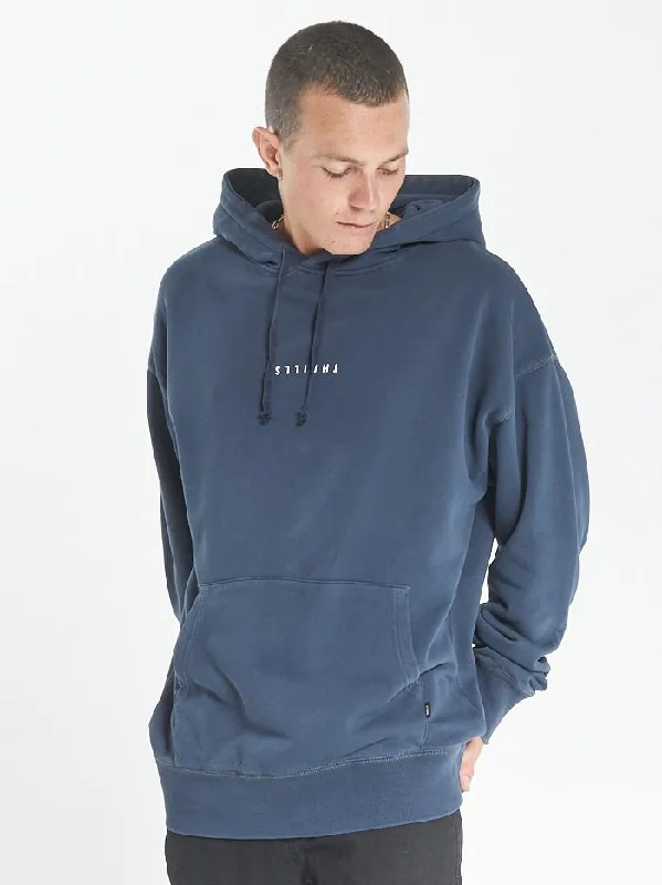 Minimal Thrills Slouch Pull On Hood - Ink