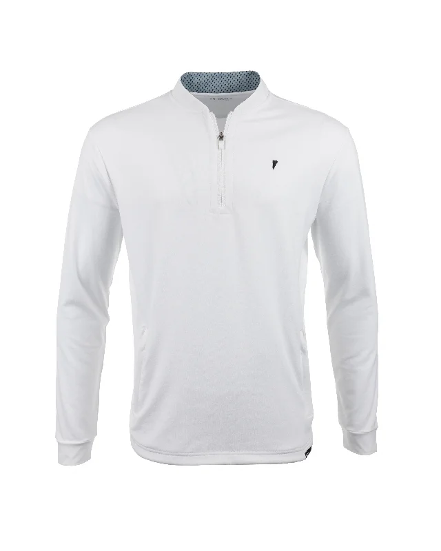 Primo Blade Collar Quarter Zip - White