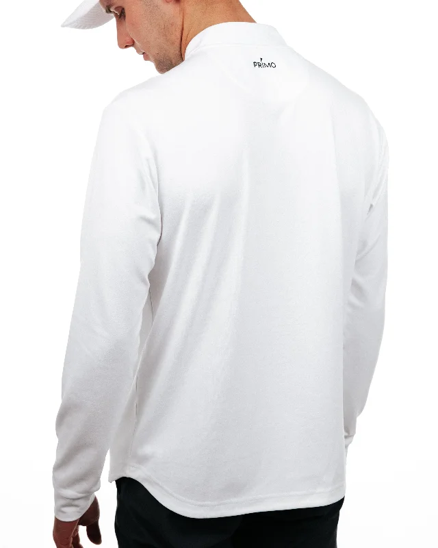 Primo Blade Collar Quarter Zip - White