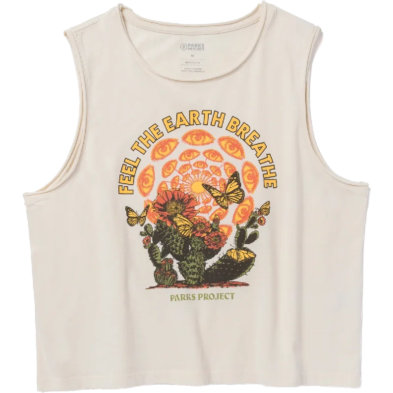 Women's Feel the Earth Breathe Butterfly Tank