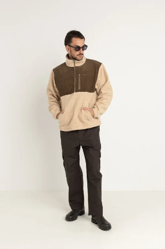 Dune Half Zip Pullover Tobacco