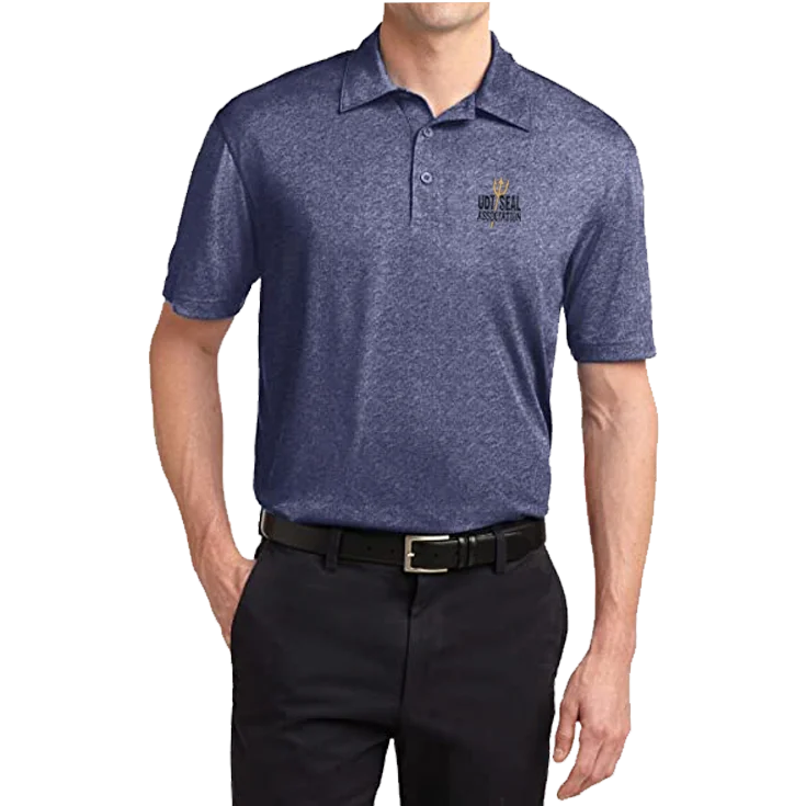 Association Trident Spear Navy Heather Contender Polo