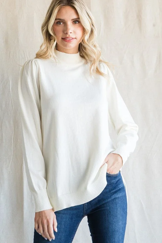 All You Need Ivory Sweater Top