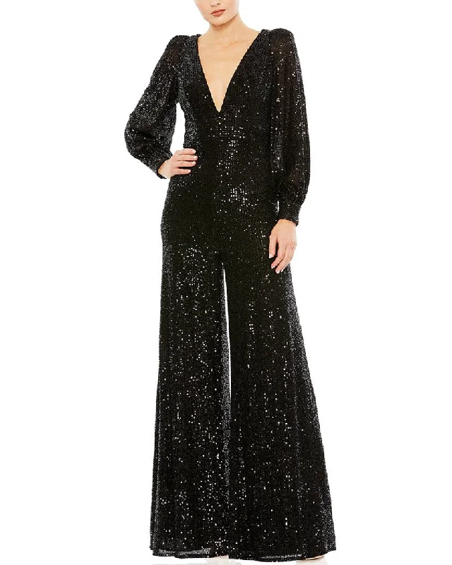 Mac Duggal Sequin Jumpsuit