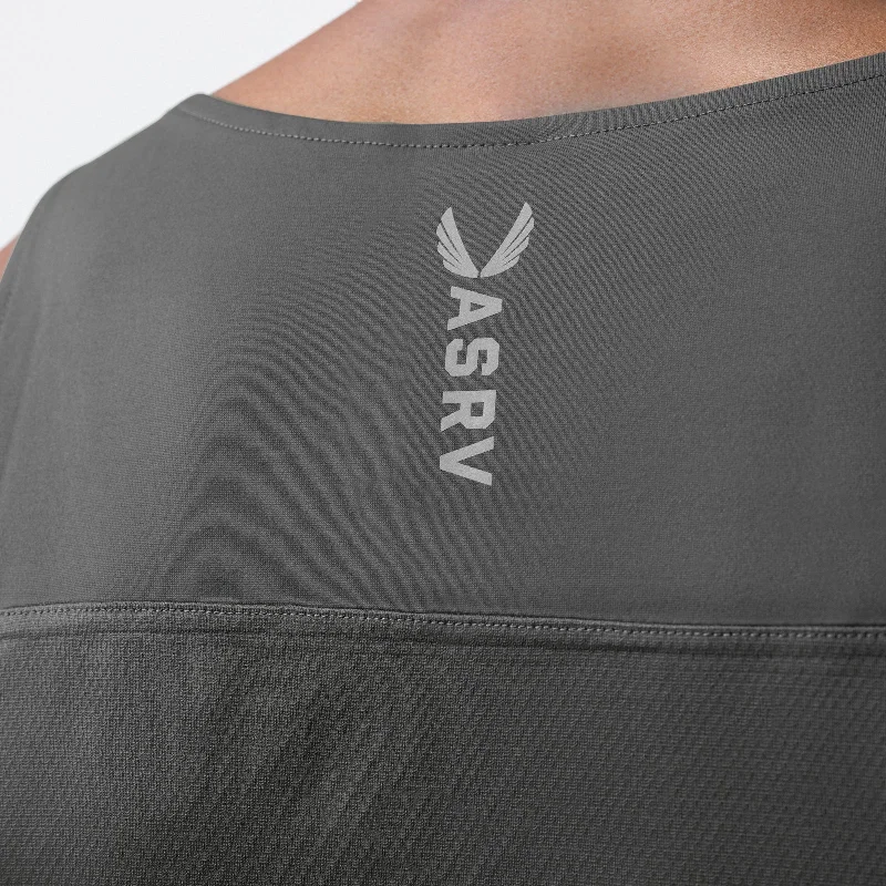 0728. Core Mesh Back Extended Tank - Space Grey