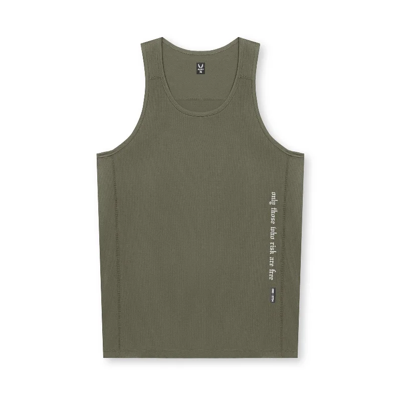 0754. AeroSilver® Training Singlet - Olive ""OTWR""