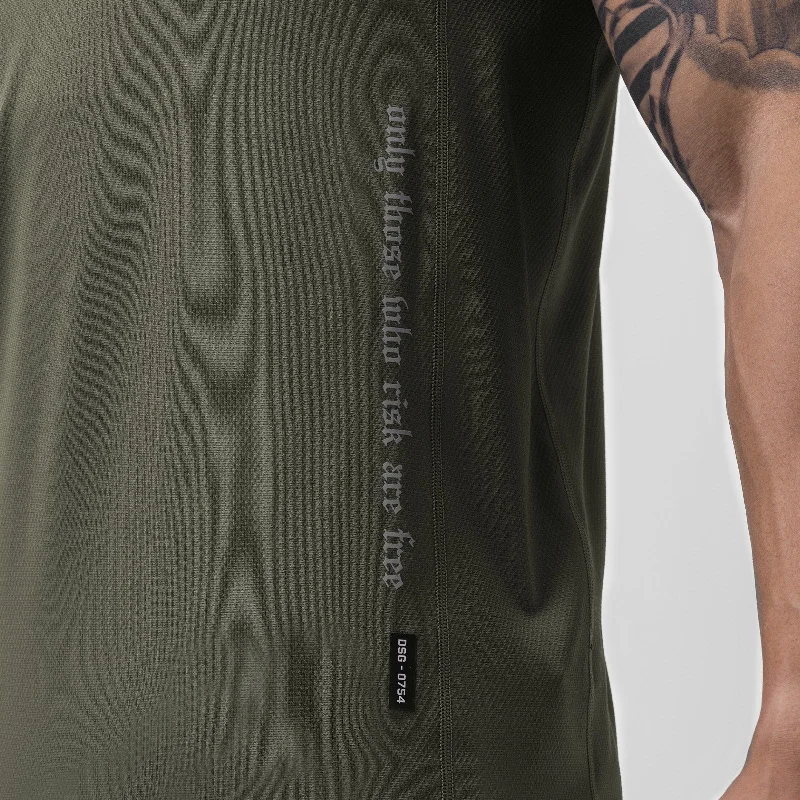 0754. AeroSilver® Training Singlet - Olive ""OTWR""