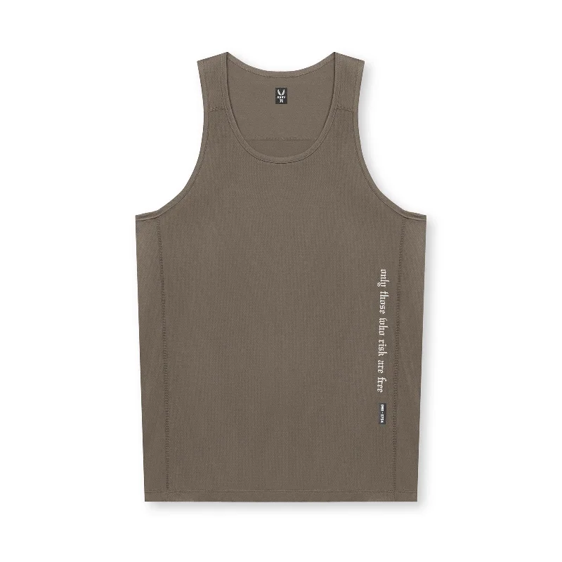 0754. AeroSilver® Training Singlet - Deep Taupe ""OTWR""