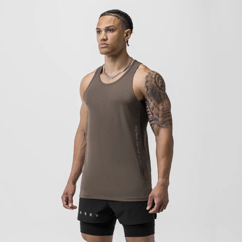 0754. AeroSilver® Training Singlet - Deep Taupe ""OTWR""