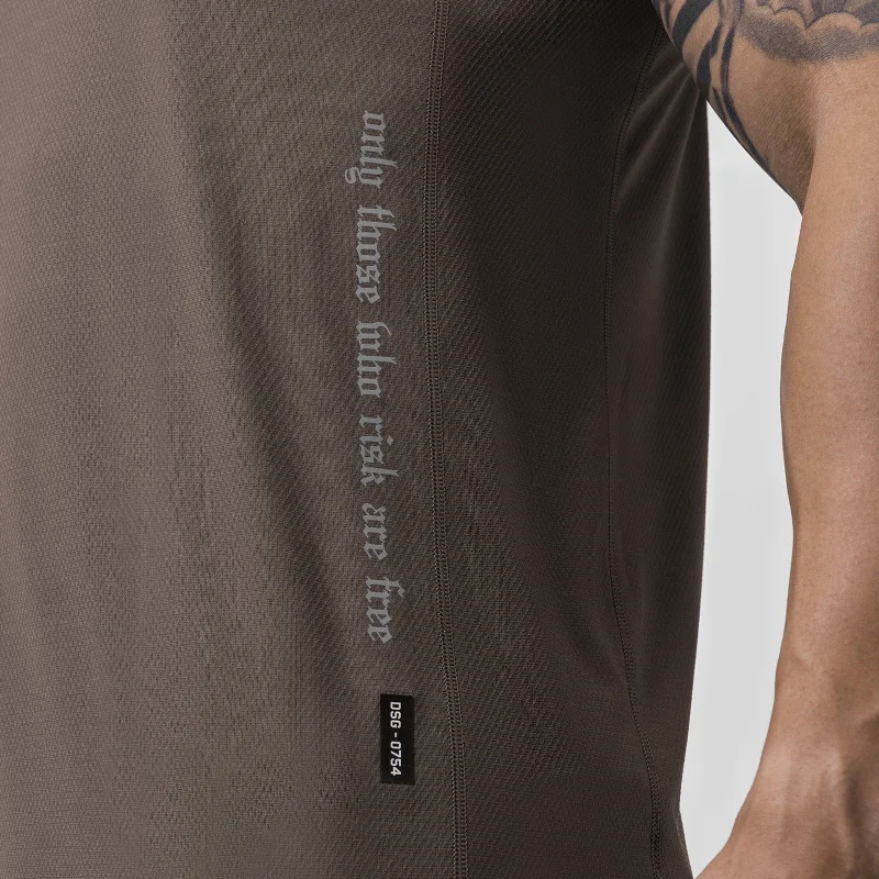 0754. AeroSilver® Training Singlet - Deep Taupe ""OTWR""