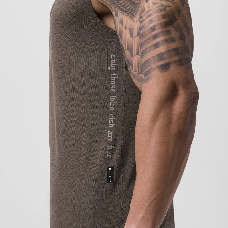 0757. AeroSilver® Cutoff Tank - Deep Taupe