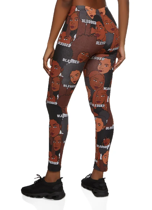 Blessed Graphic Leggings