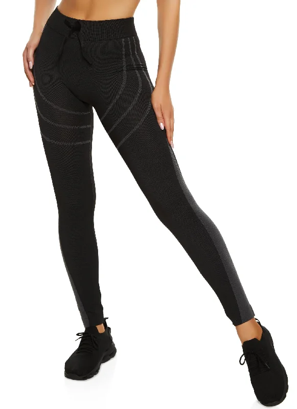 High Waist Two Tone Leggings