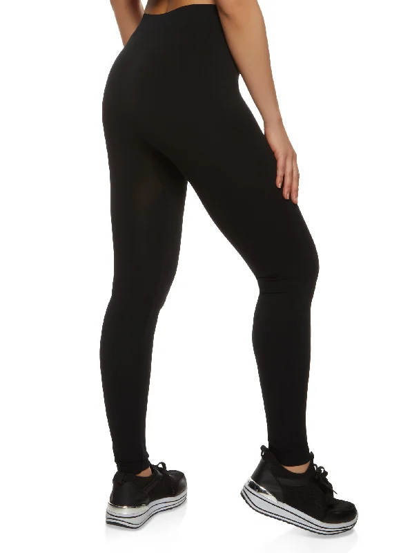 Solid Seamless High Waisted Leggings