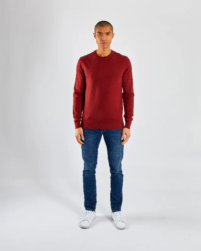 Dylan Round Neck Havana Red Marl