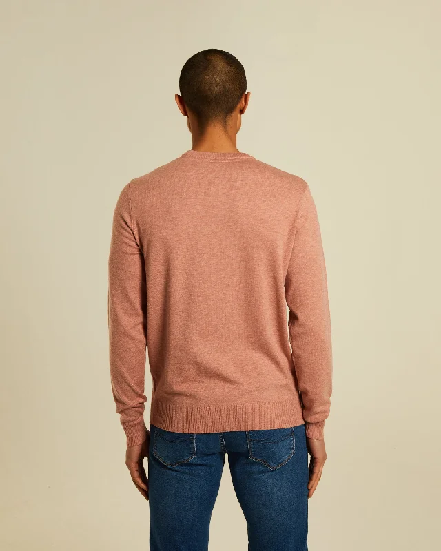 Dylan Round Neck Plaster Pink