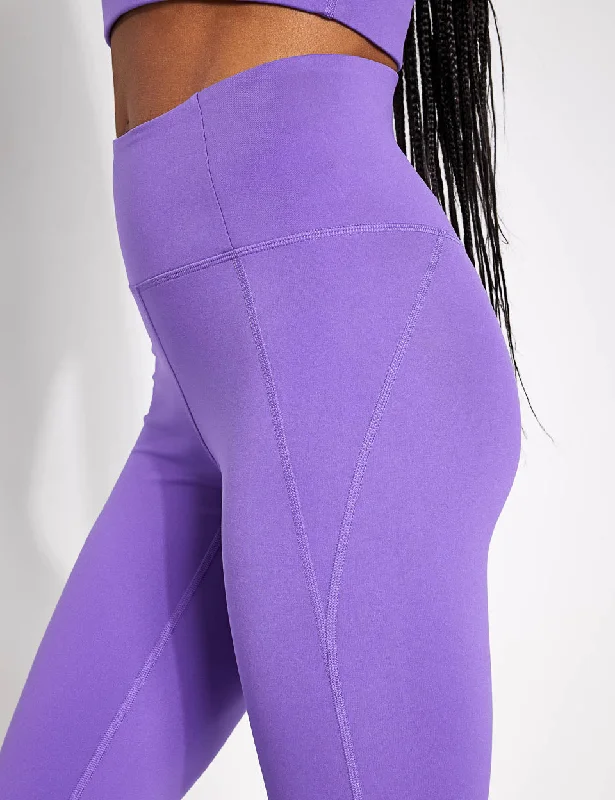 Compressive High Waisted Legging - Retro Violet