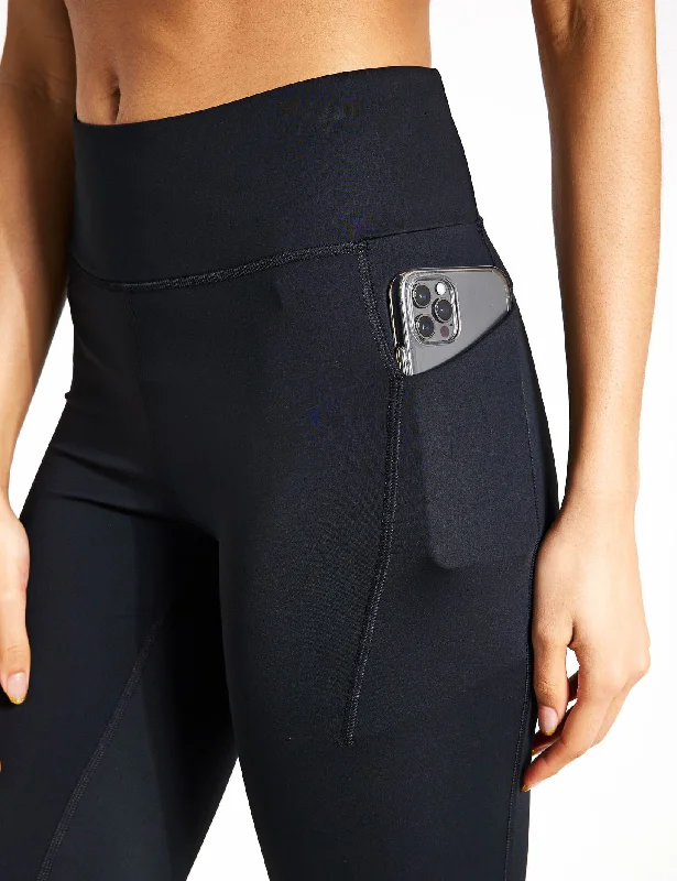 Go Train High Waisted Gym Leggings - Black