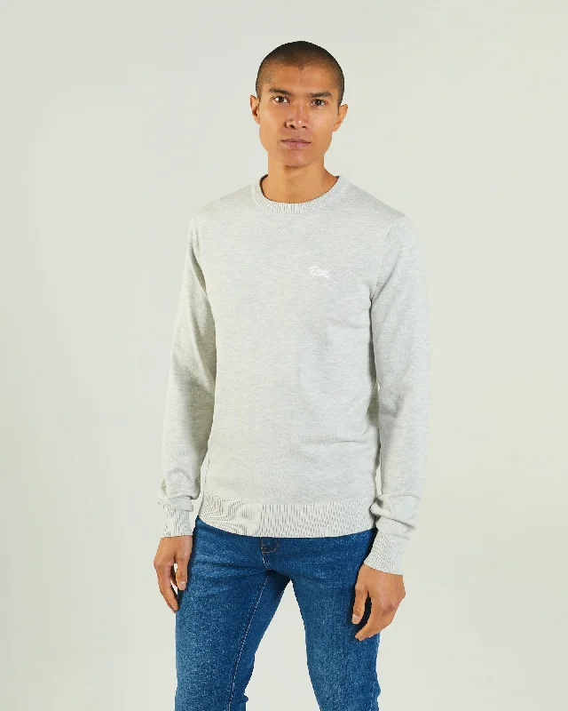 Dylan Round Neck Blizzard Marl