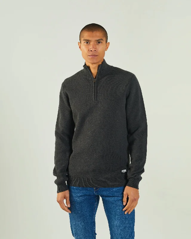 Colter Half Zip Charcoal Marl