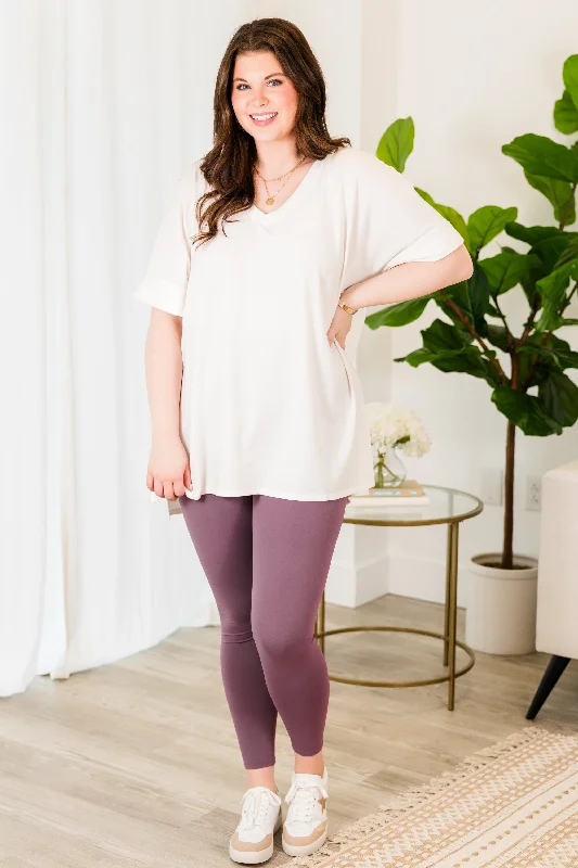 Leveling Up Leggings, Purple