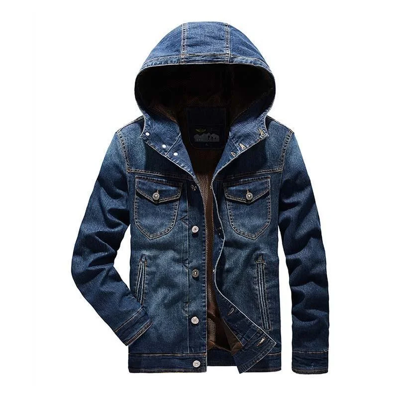 Edison Cargo Denim Jacket For Men