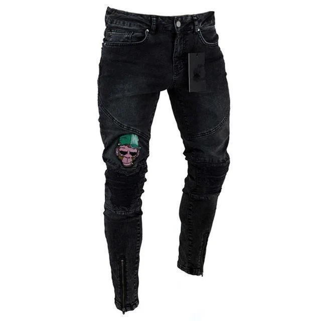 Black Ripped / S / Denim Jeans