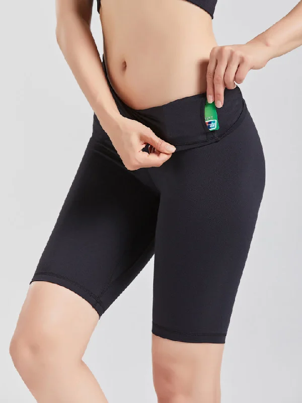 Wide Waistband Sports Shorts