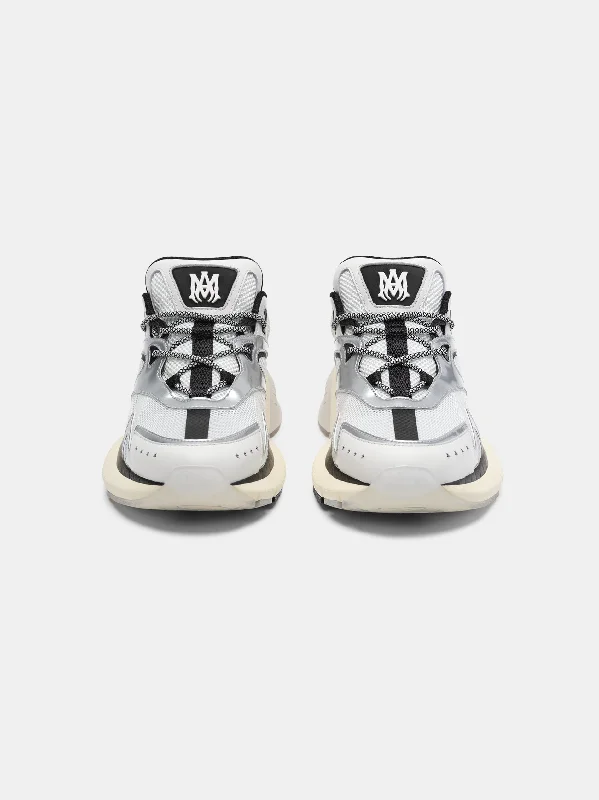 WOMEN - WOMEN'S MA RUNNER - Black White Silver